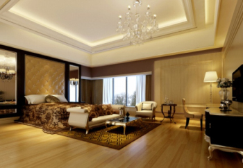European style gorgeous bedroom 3d model