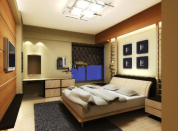 Simple and elegant bedroom mode