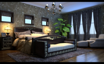 Ultra modern bedroom 3d models