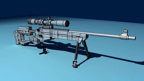 SV98 sniper rifle 