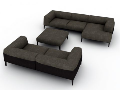 dark sofa