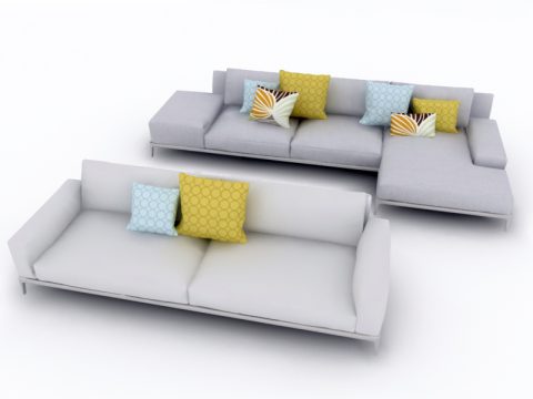 white sofa