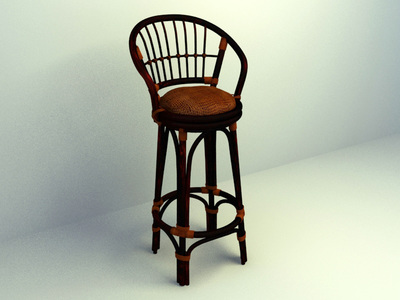 wooden pub chair