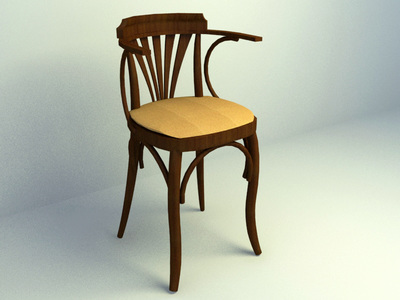 wooden pub chair