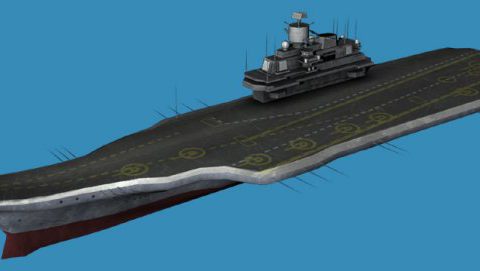 Admiral Kuznetsov 3D ship model