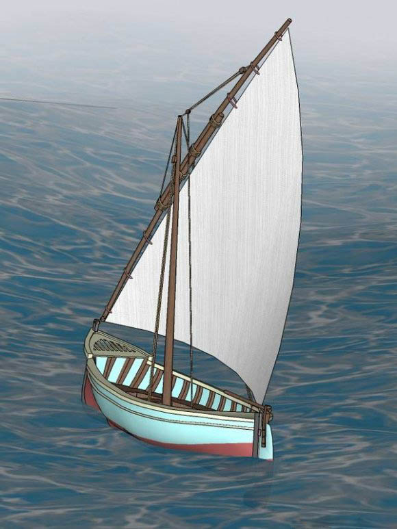 Almejera 3D boat