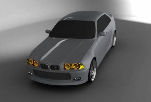 BMW E62 3D model