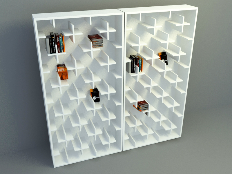 Bookcase 3D model