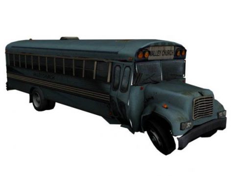 Church Bus 3D model
