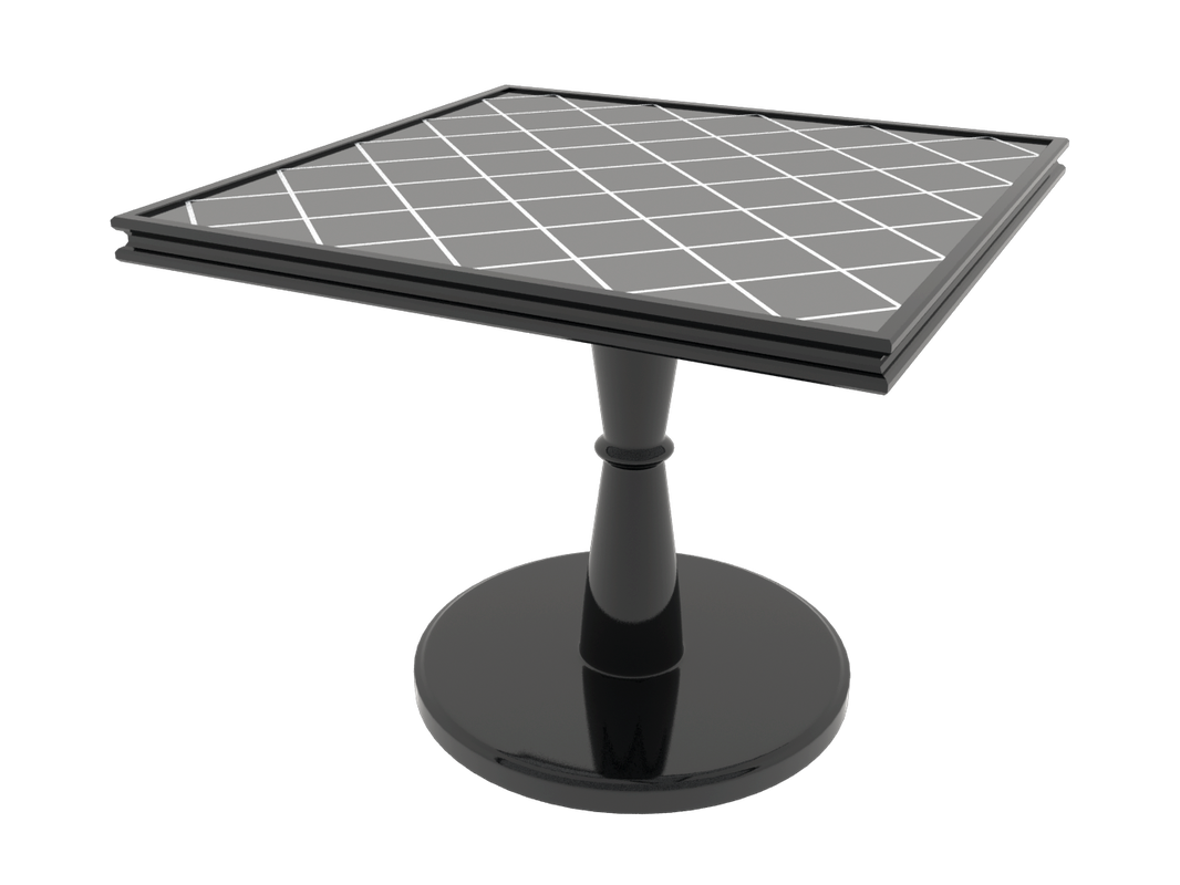 Coffee Table black grid 3d model