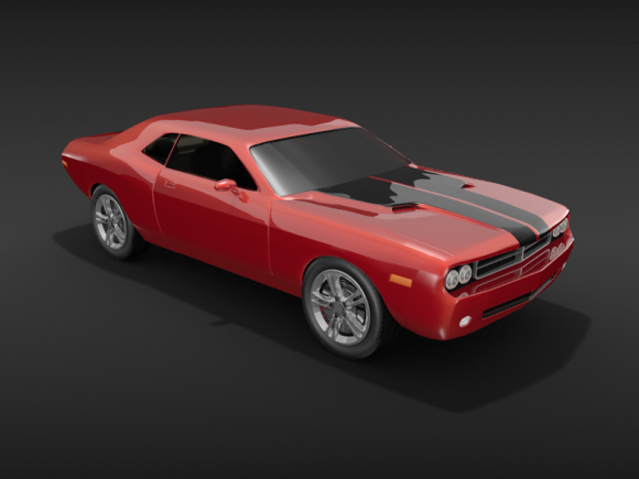Dodge Challenger  3D model