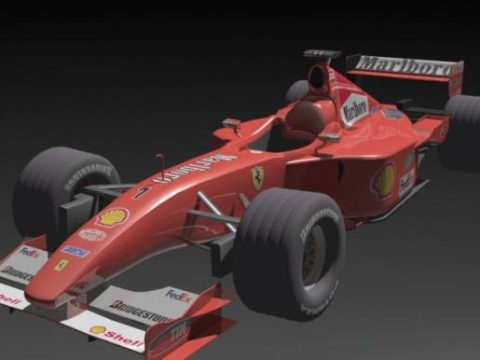 F1 Ferrari 3D model