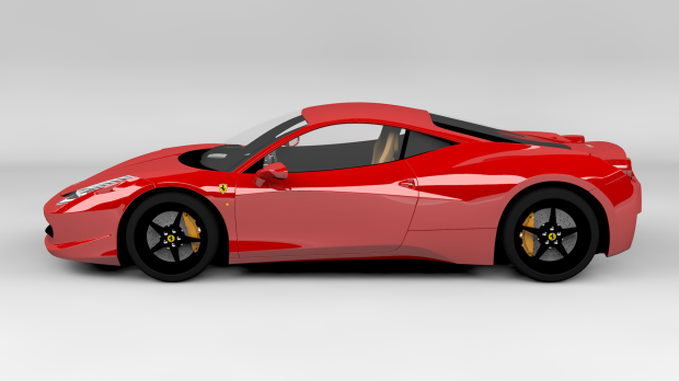 Ferrari 458 Italia textured