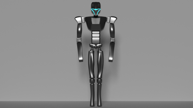 Futuristic Humanoid Cyborg 
