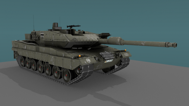 Leopard 2A6 MBT 3D model