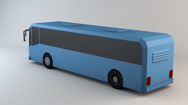 Low Poly Bus 