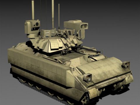 M2A3 ERA Bradley IFV 3D tank model