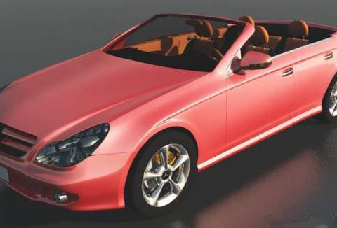 Mercedes Benz cls cab 3D model