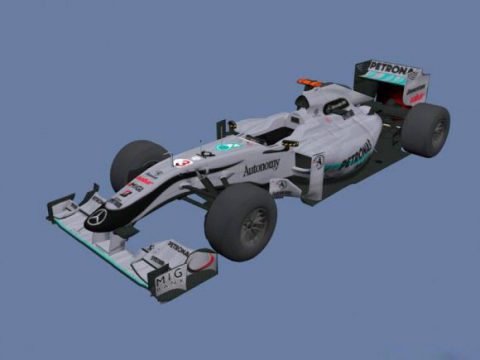 Mercedes F1 3D model