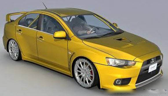 Mitsubishi Lancer Evolution X  3D model