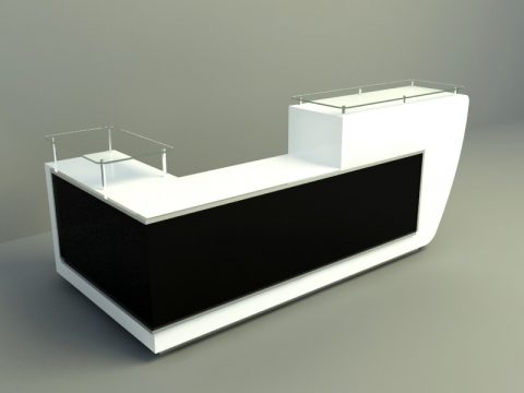 Modern Reception design 3d model
