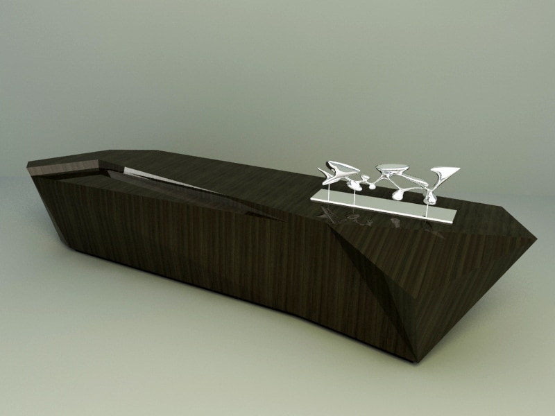 Modern Reception design 3d max model