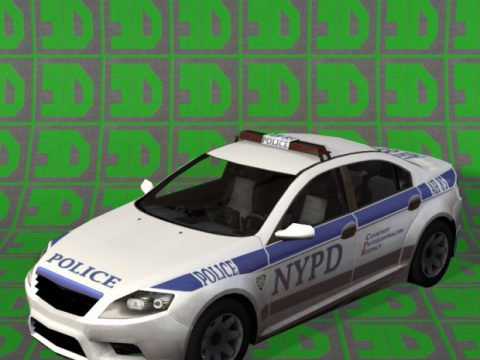 NYPD Ford Mondeo 3D model