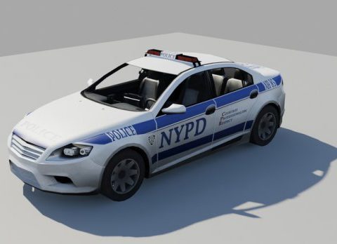 NYPD Ford Mondeo 3D model