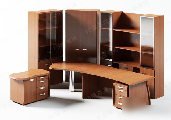 Office Furniture Set 3d model