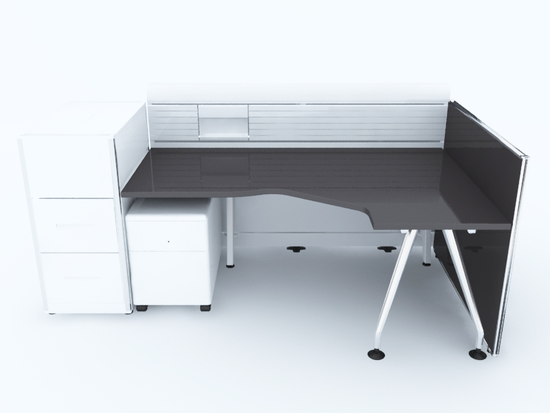 Office Table 3d max obj model