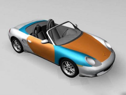 Porsche Boxster 3D model
