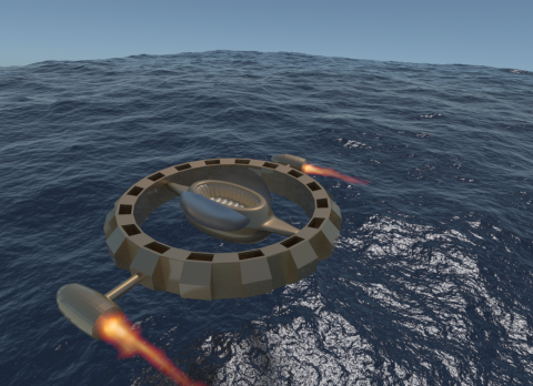 Rocket ship 3D model