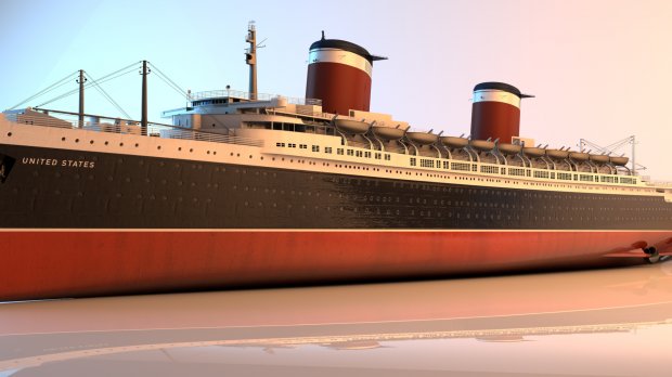 SS United States 3D model