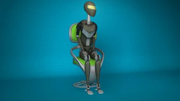 Sci-Fi Male Robot 