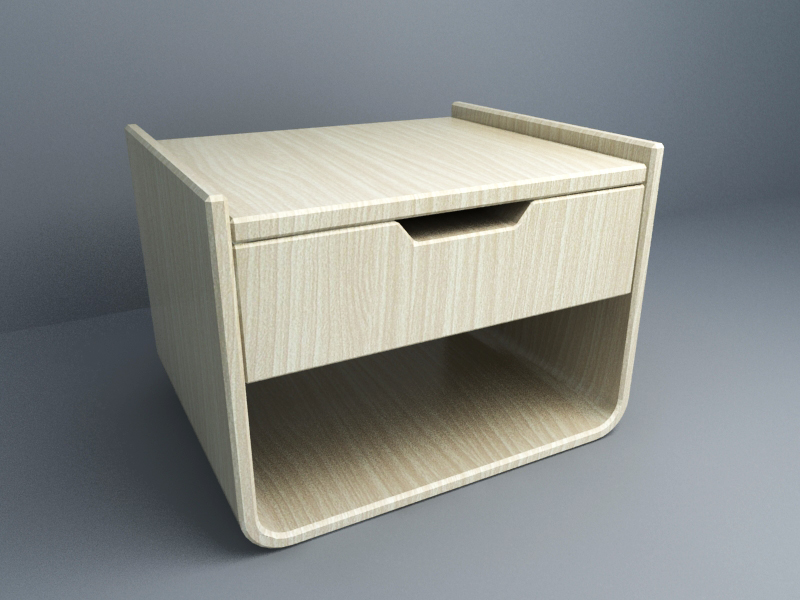 Side Low Table 3d max model