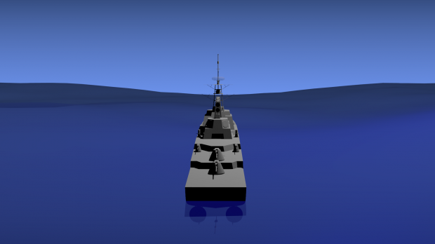 Simple warship