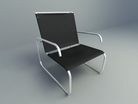 leather office chair 3d model