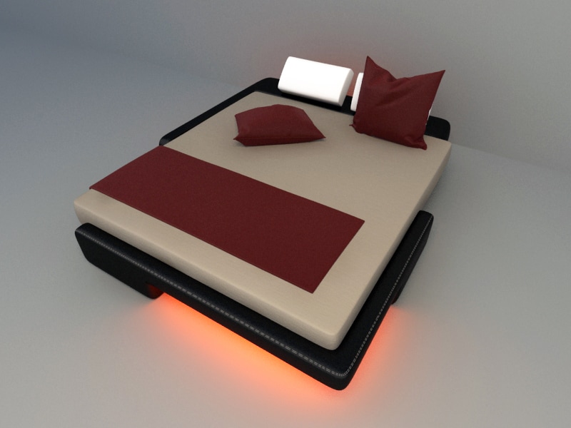 modern design Bed 3d model