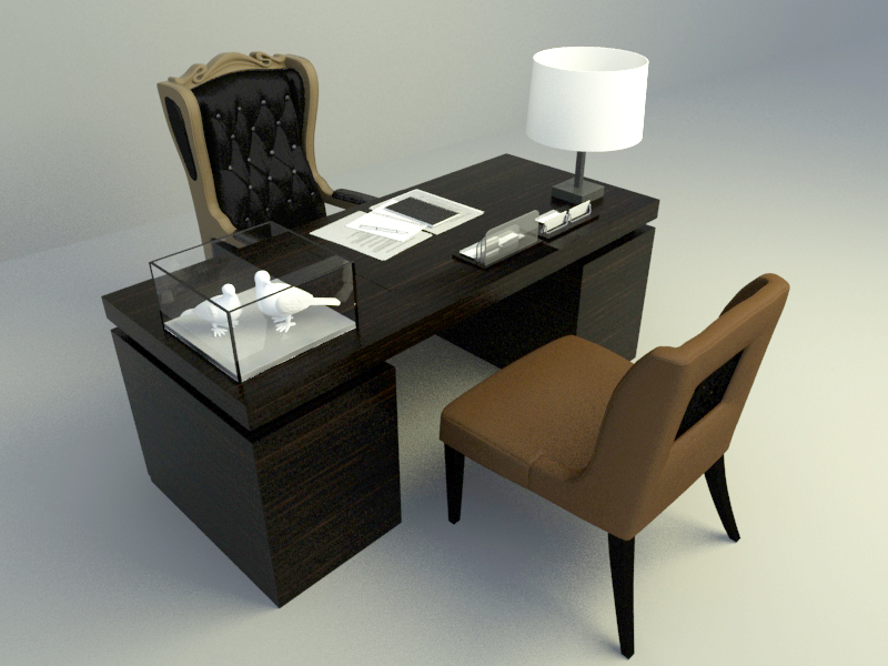 working table 3ds max model