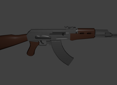 AK-47 Model 3D model
