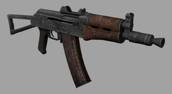 AKS-74U3D model