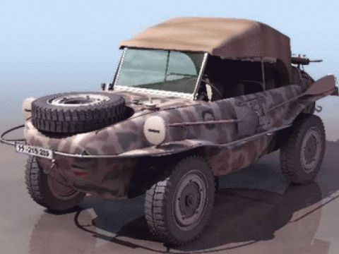 Amphibian Car 3D car model