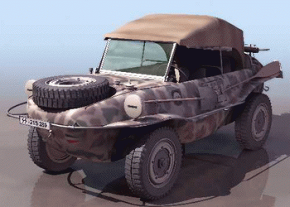 Amphibian Car 3D car model