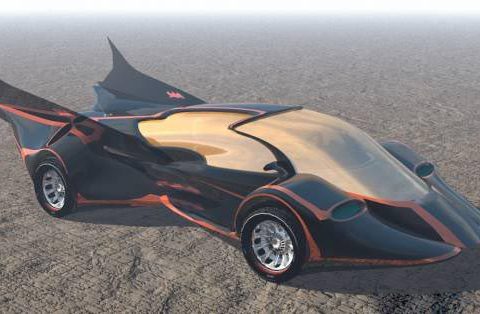 Batmobile Concept Prototype 3D model