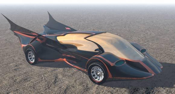 Batmobile Concept Prototype 3D model