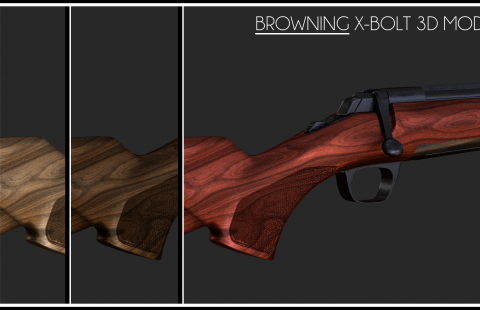 Browning X-Bolt 3D model