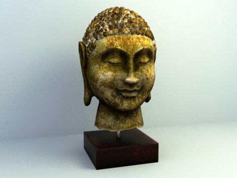 Buddha Decoration 3d model