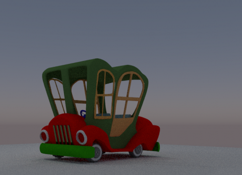 Cartoon Car 3D model