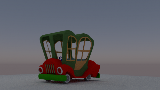 Cartoon Car 3D model