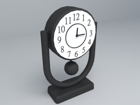 Clock 3d model